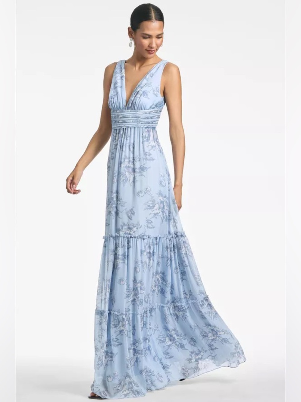 Sachin + Babi Justine Floral Gown
